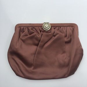 Vintage fabric gala clutch